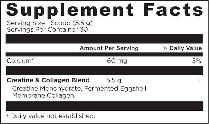 Ancient Nutrition Creatine + Collagen – Muscle Strength Lean Body Mass Joint Comfort &amp Cognitive Support – Includes 5g Creatine Monohydrate for Women 30 Servings