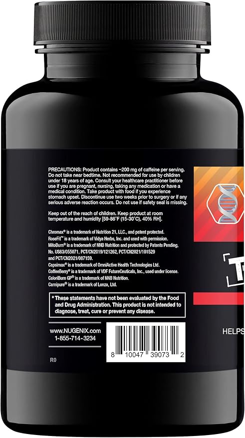 Nugenix Thermo-X: Thermogenic Fat Burner Supplement for Men Extreme Metabolic Accelerator 60 Count