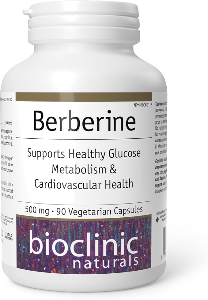Bioclinic Naturals Berberine HCL 500 mg 90 Caps