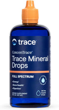 Trace Minerals ConcenTrace Trace Mineral Drops | Supports Energy Digestion Bone Health &amp Hydration 70+ Ionic Trace Minerals w/Magnesium Chloride &amp Potassium | Keto Vegan &amp Non-GMO | 9