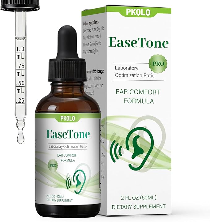 Protecting the Ears with Ear Drops Relieving Tinnitus and maintaining Ear Health it Contains Natural Ingredients. It Provides Gentle Cleaning Care for the Ears to Ensure Clear Hearing. (2PC)