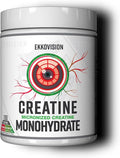 Ekkovision Creatine Monohydrate Powder Micronized Raspberry Watermelon Pre &amp Post Workout Supplement for Men and Women Energy Support Easy to Mix in Shakes Smoothies &amp Beverages 100 Ser