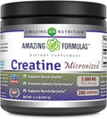 Amazing Formulas Micronized Creatine Monohydrate Powder Supplement | 5000 mg Per Serving | Ideal Pre &amp Post Workout Supplement | Made in USA (2.2 Lb Unflavored)