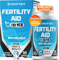 Male Fertility Supplements Advanced Fertility Supplement for Men Optimal Sperm Count Motility &amp T-Level with Maca Root Tribulus Terrestris Zinc CoQ10 Pre Conception for Him 90 Caps
