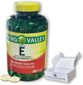 Vitamin E 400 iu 180mg softgels 500 ct Hair Skin and Nails Vitamin (Pack of 1) Boxed by Fusion Shop Store