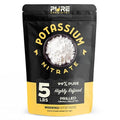 Ecoxall Potassium Nitrate Pellets 99% Pure Tree Stump Remover Fertilizer for Plants Grass Indoor and Outdoor Lawn Care Industrial-Grade Prilled 5 lbs