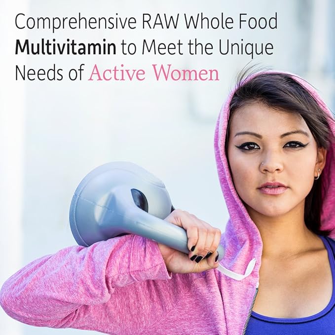Garden of Life Vitamin Code Raw One for Women Once Daily Women's Multivitamin - 75 Capsules One a Day Vitamins Whole Food Iron Probiotics for Digestive Health Gluten Free Vegetarian