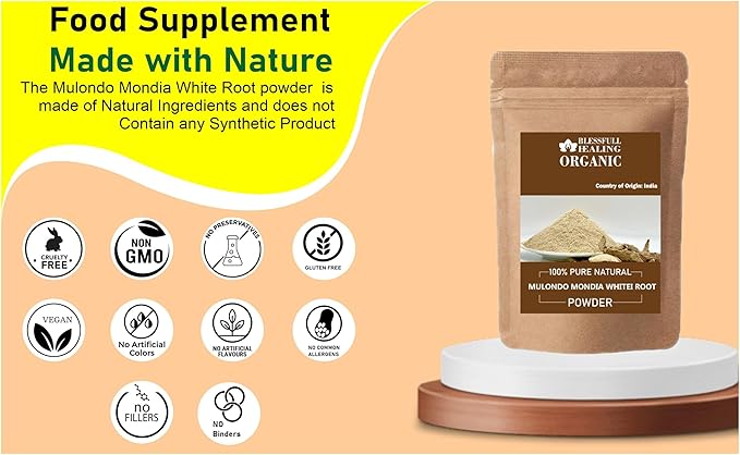 Organic Mulondo Mondia Whitei Root Powder 100% Pure Natural 300 Gram / 10.58 oz