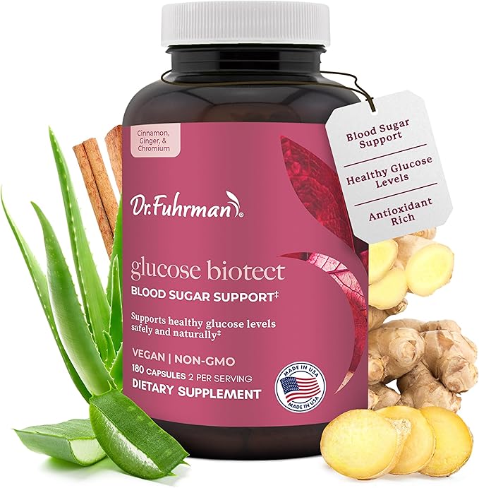 Dr. Fuhrman Glucose Biotect Natural Blood Sugar Support 180 Capsules