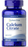 Puritan's Pride Calcium Citrate 200 Mg 200 Count