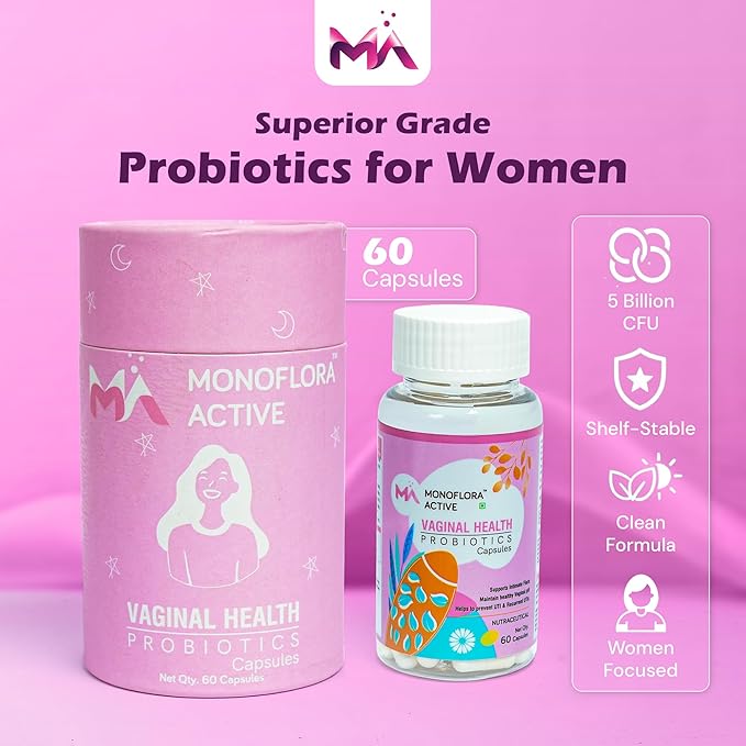 Probiotics for Women 5 Billion CFU Vaginal Probiotic Capsules with Lactobacillus &amp Prebiotics Supports Vaginal pH Balance Healthy Flora Odor Control Digestive Urinary Tract Health
