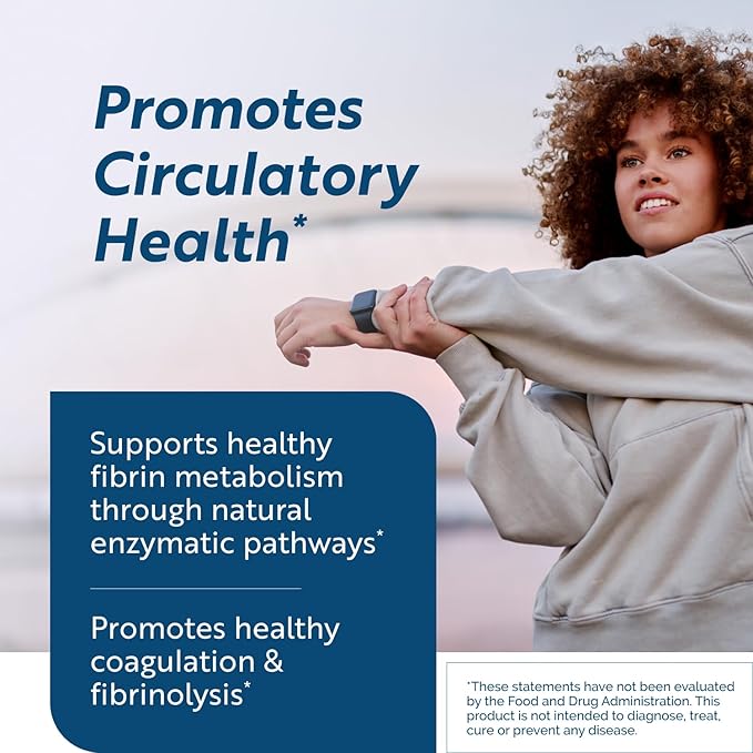Researched Nutritionals BioDisrupt &amp Lumbrokinase Enzyme Bundle - Formulas to Help Disrupt Biofilm Matrices &amp Promote Healthy Fibrin Metabolism (2 Products)