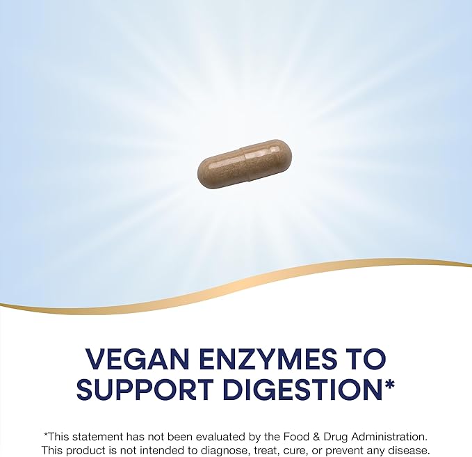Nature's Way CompleteGest Complete Digestive Blend Vegan Enzymes Supports Digestion of Fat Carbohydrates Proteins &amp Fiber* 180 Capsules (Packaging May Vary)