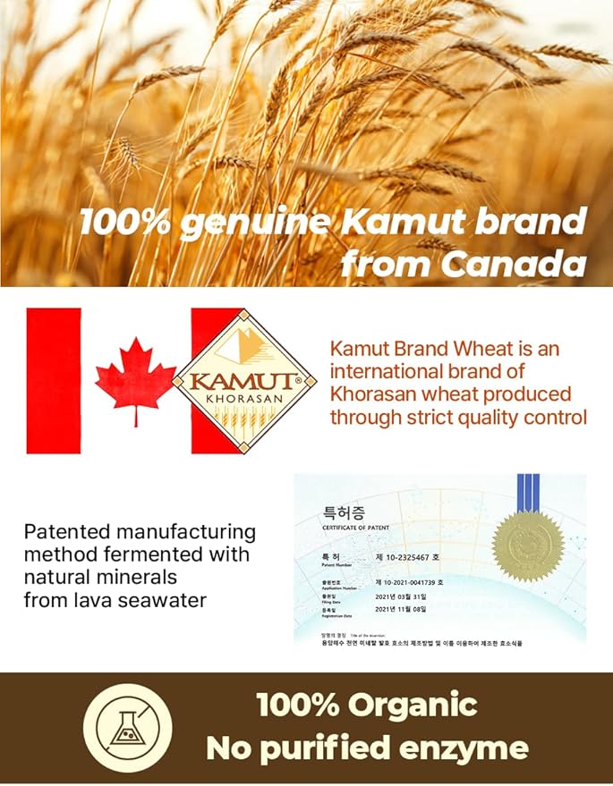 Great KAMUT Brand Wheat Grain Enzyme Powder 2g * 30 Sticks