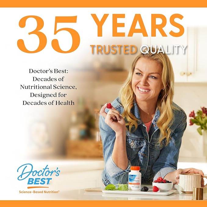 Doctor's Best Natural Vitamin K2 MK7 Supplement for Men &amp Women - Bone Health Support 45 mcg Vitamin K-2 MK-7 Capsules with MenaQ7 Calcium Support Non GMO Vegan - 180 Veg Caps