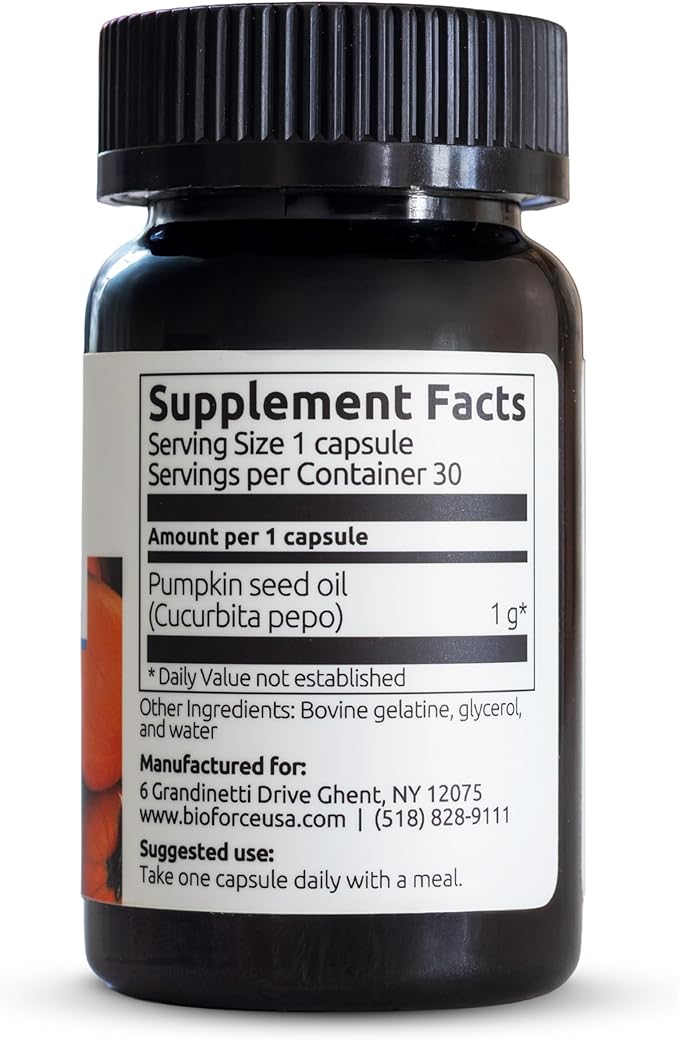 Sanhelios Curbita Bladder Caps Pumpkin Seed Oil 1000mg - Healthy Bladder Function Support Supplement for Men &amp Women - Non-GMO Sugar-Free Preservative-Free Gluten-Free - 60 Capsules - 2 Pack