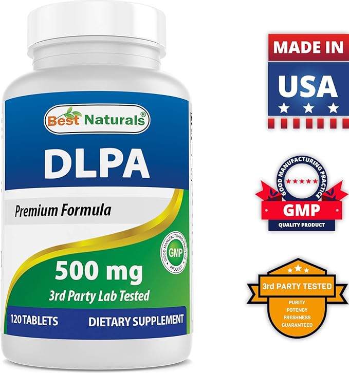 Best Naturals DLPA 500 mg &amp 5-HTP 100 mg