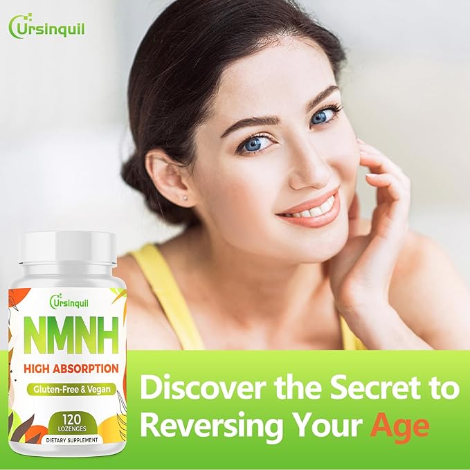 Sublingual NMNH 500mg (240-Day Supply 500mg per Serving) NMNH(Dihydronicotinamide Mononucleotide)NAD Supplement for NAD Levels as We Age for Anti-Aging Energy Immunity Focus - 120 Count