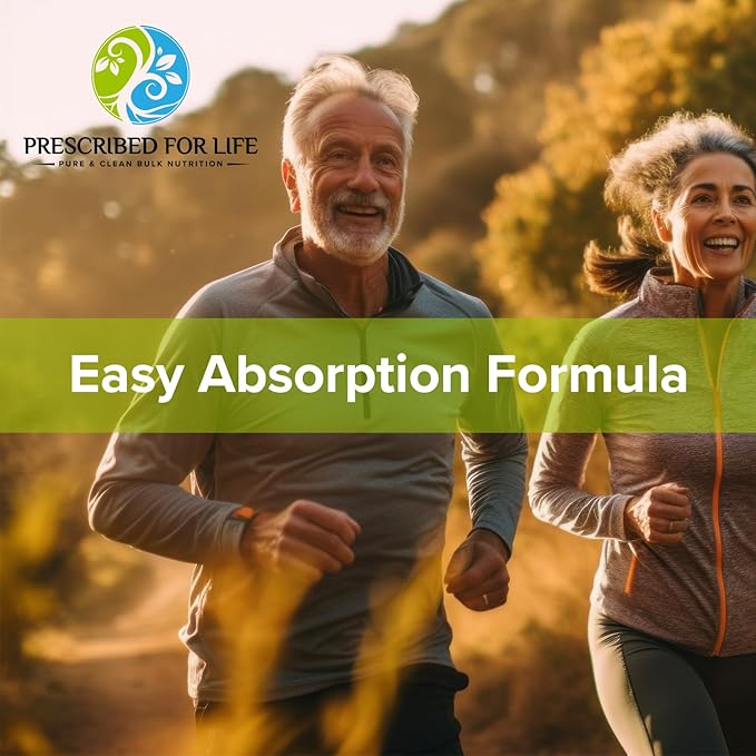 Prescribed for Life Calcium Citrate Malate Pure Vegan Calcium Powder Easy Absorption Formula Non GMO Filler &amp Additive Free (2kg)
