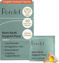 Perelel Mom Multi Support Pack Postnatal Vitamins for Women with Omega 3 Dha Iron Collagen &amp Vitamin B12 to Support Postpartum Health Soy &amp Gluten Free Non GMO 30 Daily Pill Packs