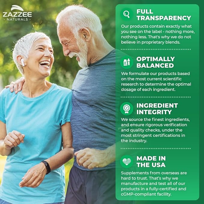 Zazzee Extra Strength Citicoline 500 mg per Serving 100 Vegan Capsules Superior CDP Choline Form 100% Vegetarian and Pharmaceutical Grade 50-Day Supply All-Natural and Non-GMO (Pack of 2)