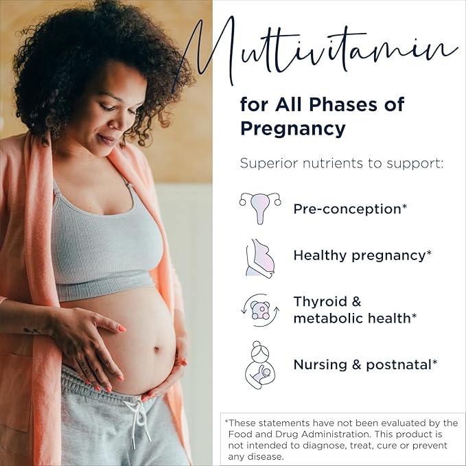 Designs for Health Prenatal Pro Methylated Multivitamin for Women - Prenatal Vitamins with Iron A D E + Vitamin K with Methylated Folate Calcium Magnesium Zinc for Nursing + Postpartum (120 Caps)