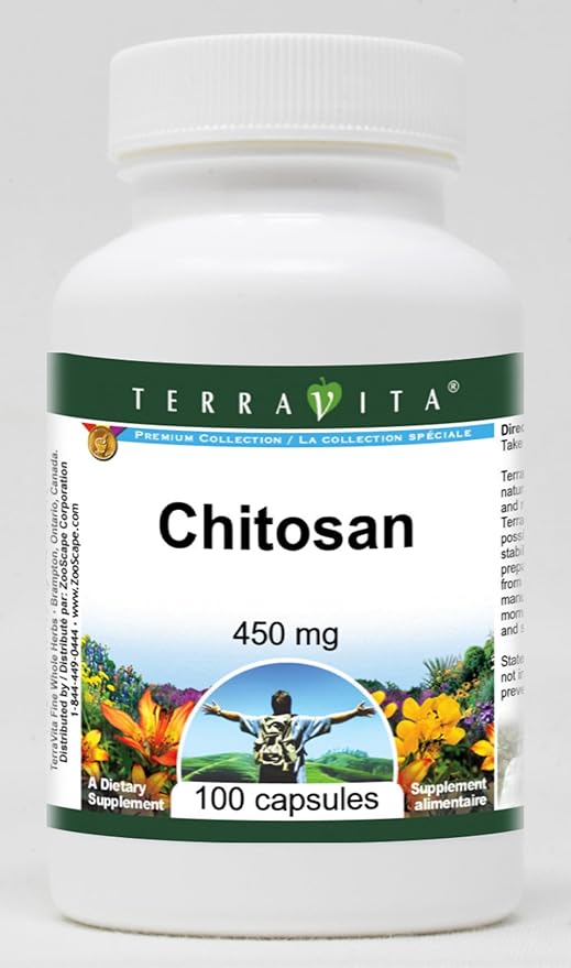 Chitosan - 450 mg (100 Capsules ZIN: 519716) - 3 Pack