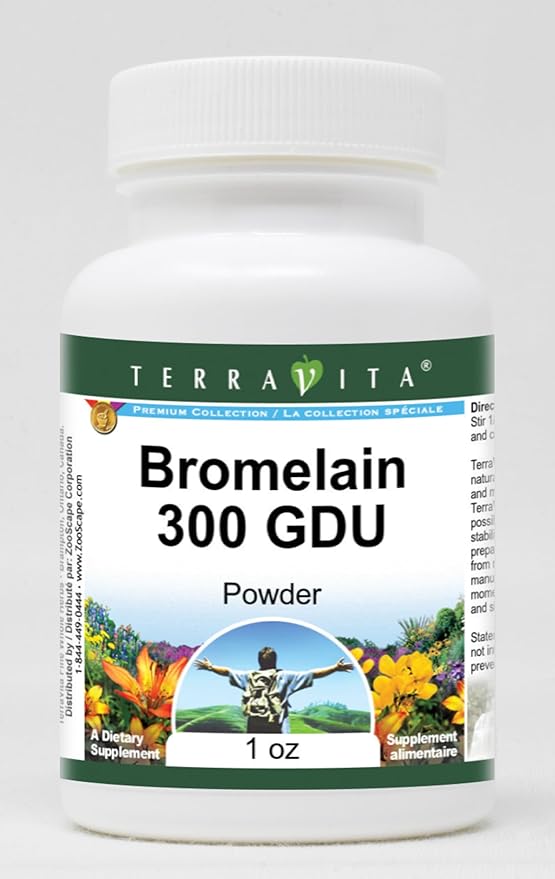 Bromelain 300 GDU Powder (1 oz ZIN: 519384) - 3 Pack