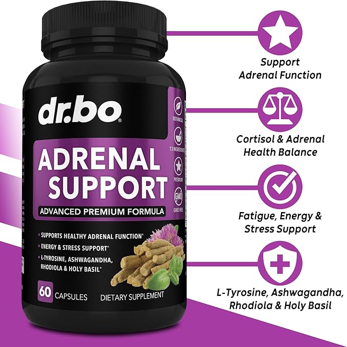 DR. BO Thyroid Adrenal Supplements for Women &amp Men