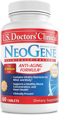 U.S. Doctors’ Clinical NeoGene (Formerly) GH3 Clinically Proven Aging Support Supplement with Nutrients for Supporting Mood Cognition Heart Health Antioxidant Support [1 Month - 60 ct.]
