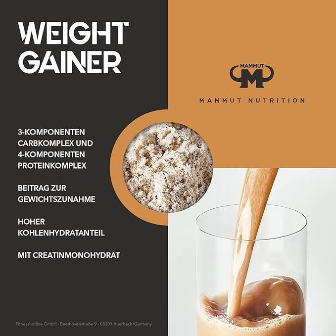 Mammut 4500 g Cookies Weight Gainer Crash 5000 by Mammut