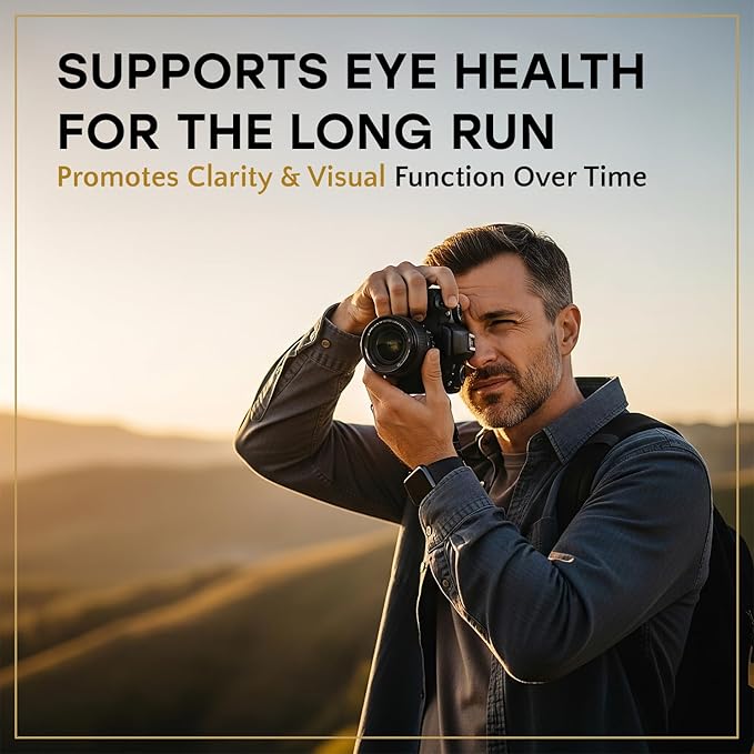 EyeDefend Vision Support Supplement – Supports Overall Vision - Lutein Zeaxanthin Bilberry Vitamin A C E &amp Antioxidants – Blue Light Defense for Eye Health &amp Visual Function – 60 Capsules