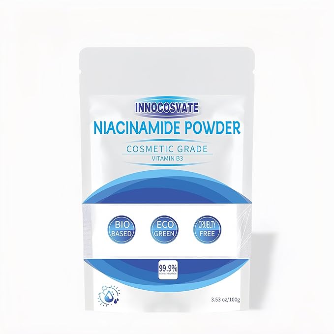 99.9% Pure Niacinamide Powder (Vitamin B3)Cosmetic Grade Sensitive Skin-Friendly Multi-Purpose DIY Skincare Solution