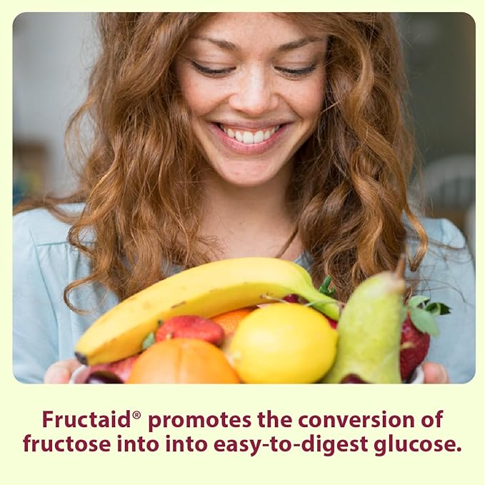 Enzyme Supplement - 45 Capsules so that You can Enjoy Fruits Fruit Juices Soft Drinks and Sweets Again Dietary Supplement Gluten-Free Lactose-Free