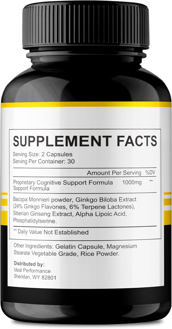 IDEAL PERFORMANCE Mind Boost Capsules MindBoost Pills Reviews (2 Pack)