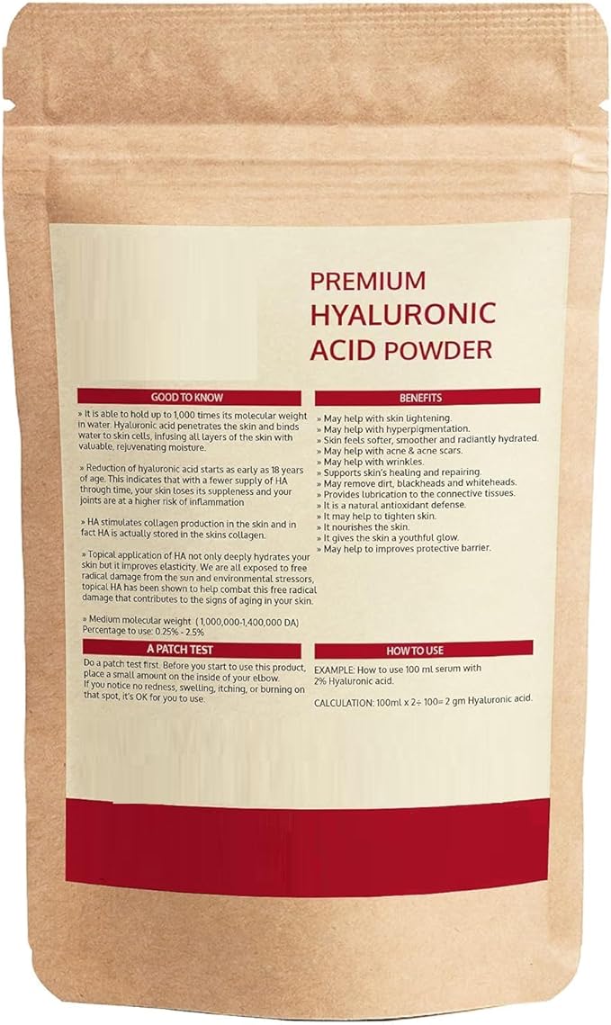 aj Premiun Hyaluronic Acid Powder 50gm