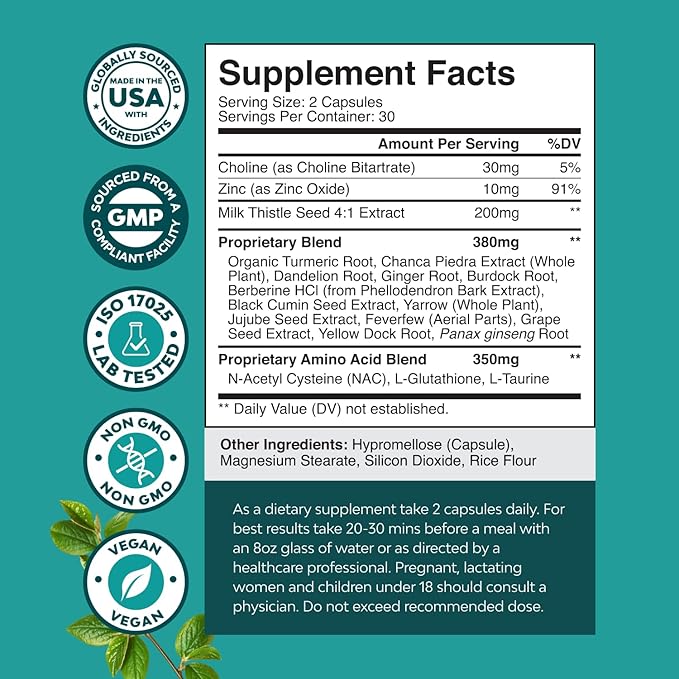 Bundle of Digestive Enzymes with Ox Bile Supplements for No Gallbladder for Pancrease Cleanse &amp Detox and Liver Support NAC with Milk Thistle for Liver Cleanse Detox &amp Repair - N Acetyl Cystei