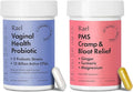 Rael Supplement for Women Bundle - Probiotics Digestive Enzymes Urinary Tract Health (30 Day Supply) &amp PMS Supplement (28 Capsules)