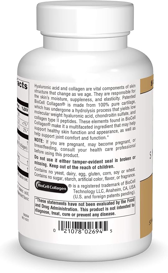 Source Naturals Skin Eternal Hyaluronic Acid 50 mg - 240 Tablets