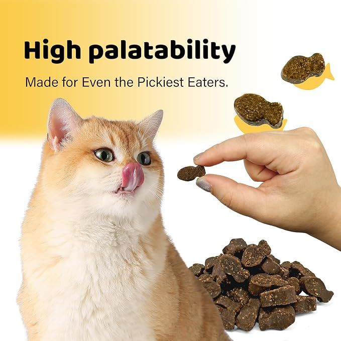 iPaw L-Lysine Chews for Cats Daily Immune and Respiratory Support for Cats Lysine Treats Supplement Made in USA Chicken Liver Flavor (70 Chews/Pack) 3 Packs