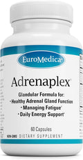 EuroMedica Adrenaplex - Adrenal Gland Function Supplement - Glandular Support Supplement with Vitamins C &amp B6 - Supports Healthy Adrenal Function - Keep Out of Reach of Children - 60 Capsules