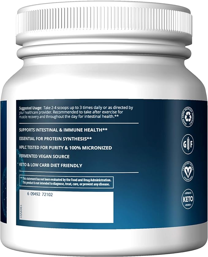 MRM L-Glutamine 500 17.6-Ounce Plastic Jar