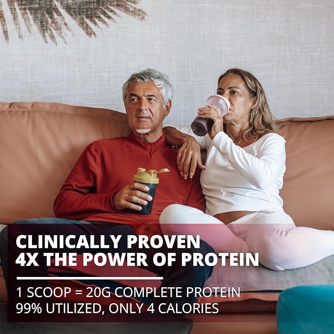 FundAminos Organic EAA Powder Blend | Plant-Based Essential Aminos for Everyday Vitality Healthy Aging &amp Balanced Nutrition | Gluten Free Non-GMO Clean Label – 2 Bags (60 Servings)