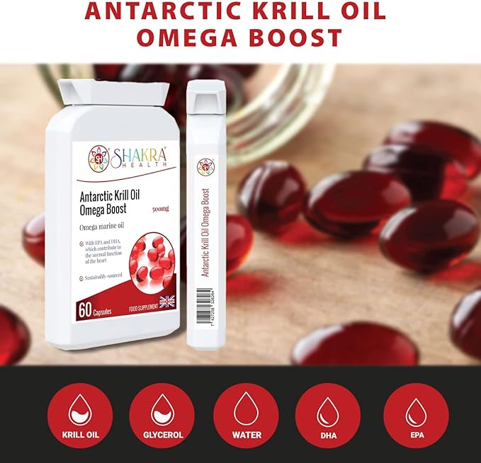 Antarctic Krill Oil Omega Boost - Spirituality Science &amp Supplements by Shakra Health