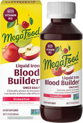 MegaFood Blood Builder Liquid Iron Supplement for Women Men &amp Kids Clinically Shown to Increase Iron Levels Without Constipation Vegan 7.7 Fl Oz (23 Servings)