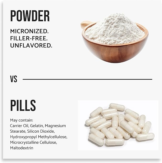 Pure Creatine Monohydrate Powder 2.4 lb Micronized Unflavored Creatine for Women and Men Fine Texture Bulk Creatine Powder for Smooth Mixing &amp Easy Dissolve Pre Workout Vegan Friendly 1100g
