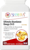 Ultimate Abundance: Omega 3-6-9 | The Complete Fish Oil Supplement - Spirituality Science &amp Supplements by Shakra Health