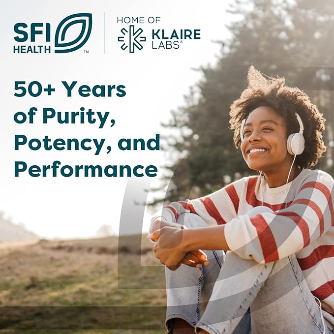 Klaire Labs SFI Health Ther-Biotic Metabolic Formula Probiotic - Lactobacillus &amp Bifidobacterium Species - Healthy Metabolism + Immune Support - Vegetarian 25b CFU for Adults (60 Capsules)