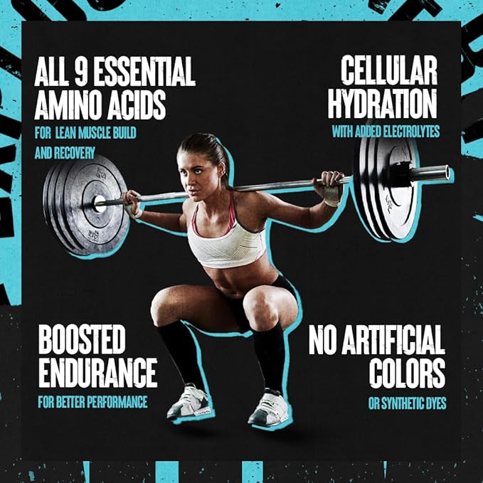 Animal Juiced Amino Acids - BCAA Powder EAA Matrix Plus Hydration with Electrolytes and Sea Salt Anytime Recovery and Improved PerformanceGrape Flavor30 Servings(Pack of 2)