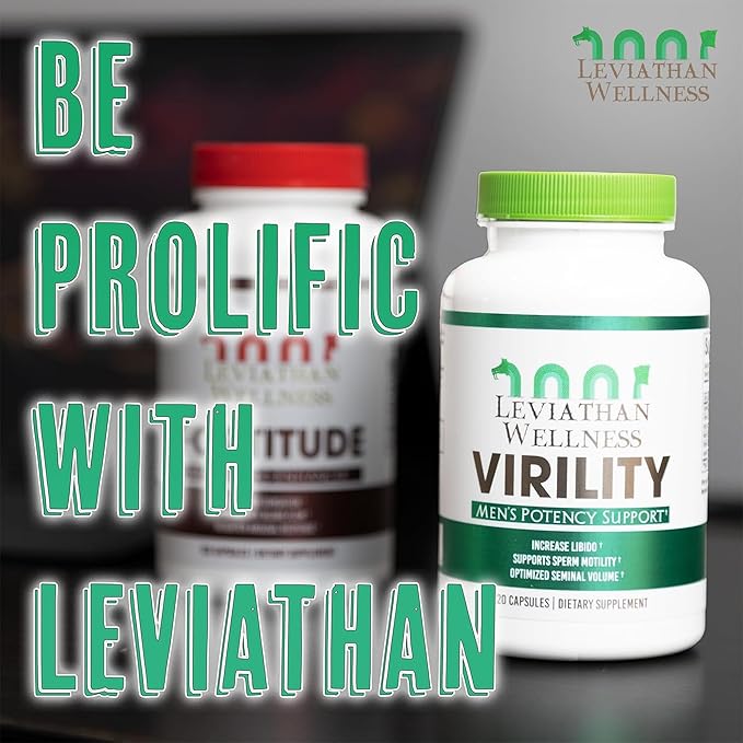 Virility - Men's Potency Support | Zinc (10 mg) Sunflower Lecithin (1200 mg) Celery Extract (1000mg) Maca Root (250 mg) | 120 Capsules 30 Servings | Made in The USA